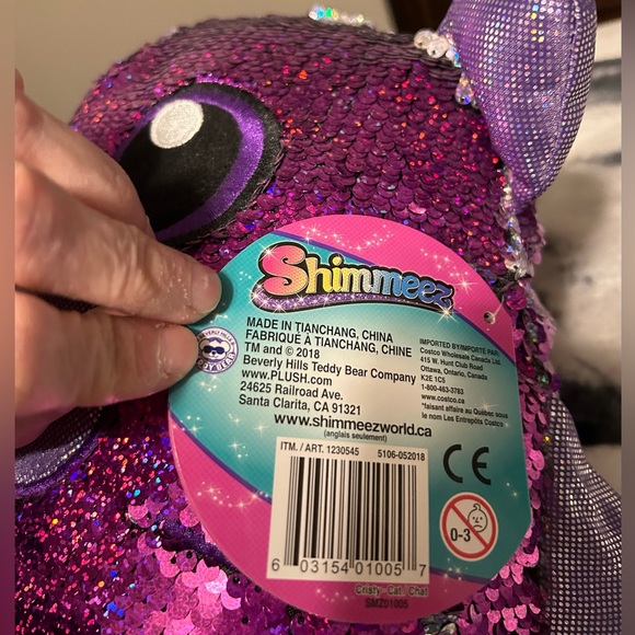 **NWT** 14" Deluxe Shimmeez - Cristy The Cat - Picture 4 of 5